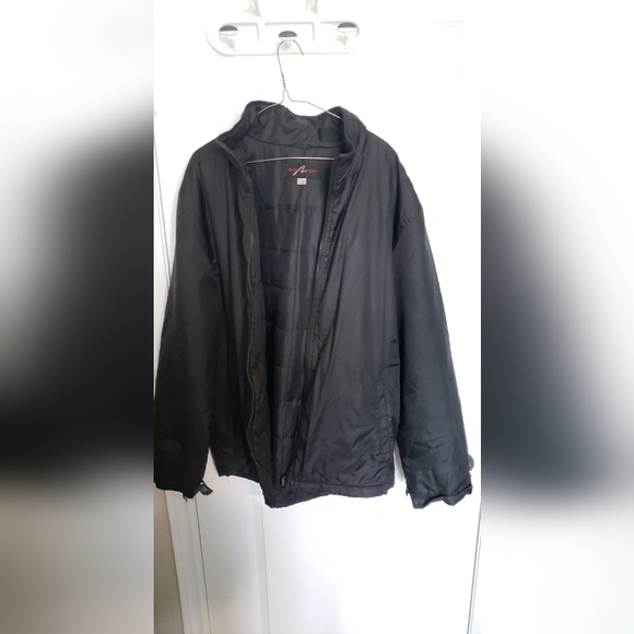 Unisex Alpinetek black jacket coat, size large, unisex. - Picture 6 of 16